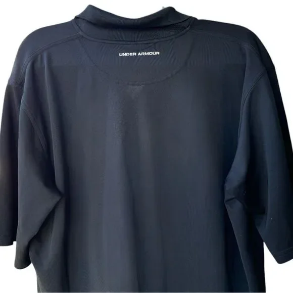 Men’s Under Armour Black Polo Size XL - Picture 8 of 8